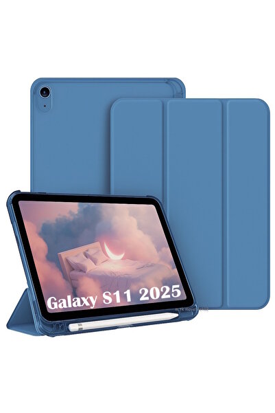 m.tk moveteck Samsung Galaxy Tab S11 11 Inch Case with Smart Sleep Mode, Pen Compartment, Stand and Colorful Back Cover X730