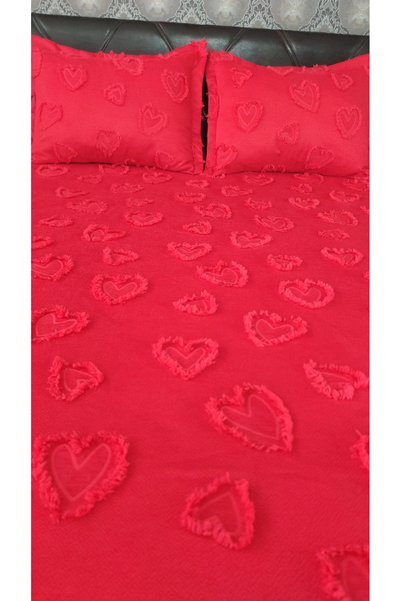 AYBERK HOME TEXTİLE Kalp Double Pique Set