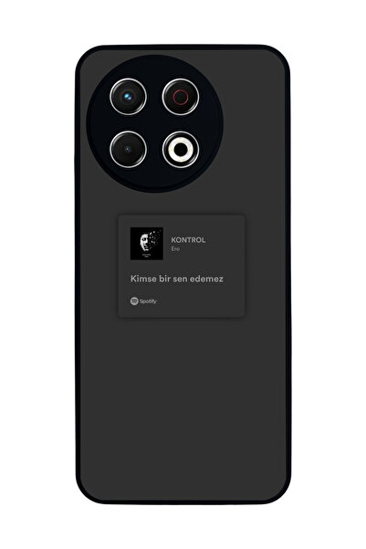 TECNO Spark 30 Pro Uyumlu Sarki Sozleri Tasarımlı Glossy Premium Kılıf