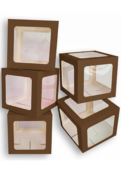 BKMC PARTY Luxury 4 Boxes Transparent Box Baby Lettering Letter 25 cm Birthday Party Set Ornament