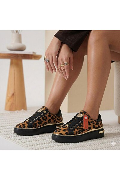 KUUM LONDON Sneakers Dark Leopard Women's Shoes Stylish Aesthetic Premium Product