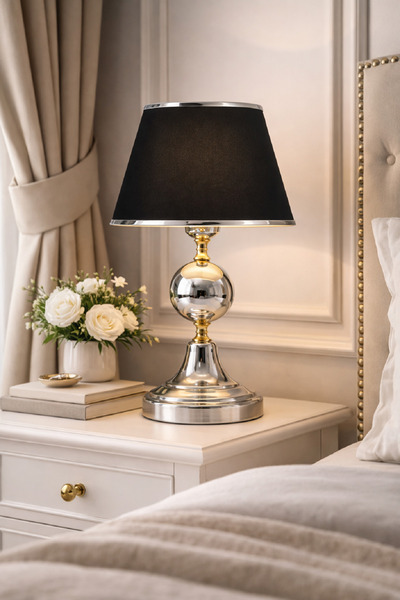 571 Store D Series Table Lamp Metal Leg Fabric Head Decorative Lighting Night...