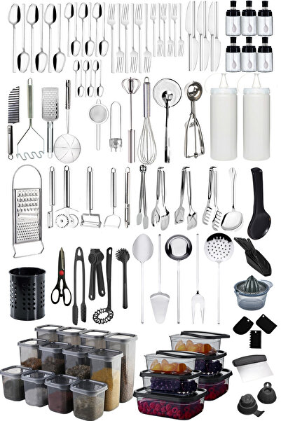 Mirilliahome Product Storage Container Set with Lids Multi-Purpose Kitchen Organization Set – Complete Set