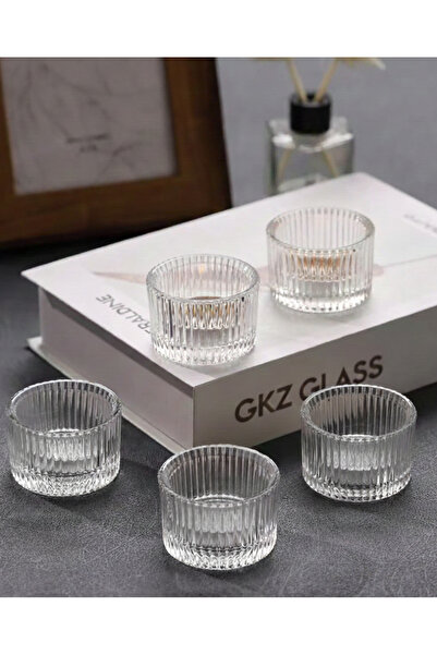 gkzglass home dekor New Year Despina Cam Crystal Kahve Yanı Lokumluk Şekerlik...