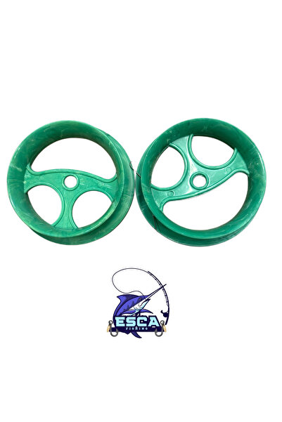 esca fishing 2 ADET Hazır Kasnak 100 Metre Misina 3 Lü mercan, Karagöz , cipu...