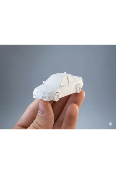 katre flowers 1:64 Ölçek Boyanabilir BMW E 46 Model Araba Kiti - Erkeğe Hediye