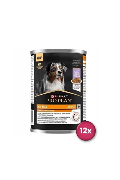 Pro Plan Jöle İçinde Hindi Etli Yetişkin Köpek Konservesi 400 Gr X 12 Adet