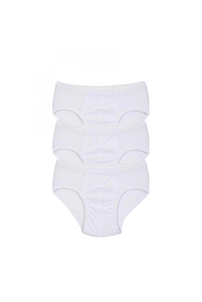 Narnuga Mi̇ray- Boy's 3-Pack White Underwear