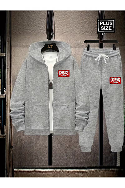 bellanova Φούτερ με φερμουάρ και στάμπα, σετ 2 τεμαχίων (άνω και κάτω μέρος)