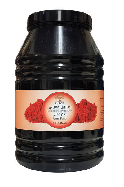 Olivo صابون مغربي أكير فاسي - للعناية بالجسم وتفتيح البشرة وتنعيمها - 5 كجم