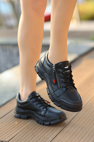 GİNZA SHOES Dzy 035 Zippered Casual Sneakers