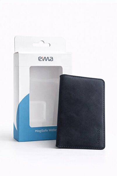 EİMA Premium MagSafe Deri Kartlık Cüzdan