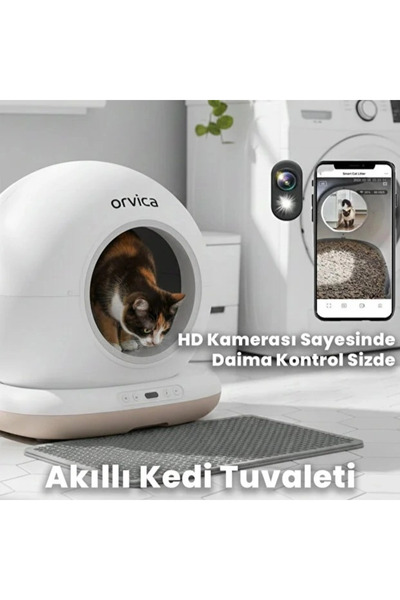 Miravm HD Kameralı Akıllı Kedi Tuvaleti