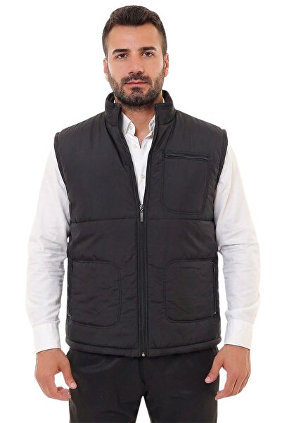 DostumGiyim Baba Men's Wool Fleece Vest Keeps Warm Plus Size