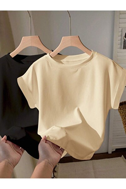 EYAX MODA ΠΑΚΕΤΟ 2 ΤΕΜΑΧΙΩΝ ΠΡΟΦΙΛΟΓΡΑΦΗΜΕΝΩΝ ΜΠΛΟΥΖΑΚΙΩΝ ΣΕ ΑΠΛΗ ΣΧΕΔΙΑΣΗ