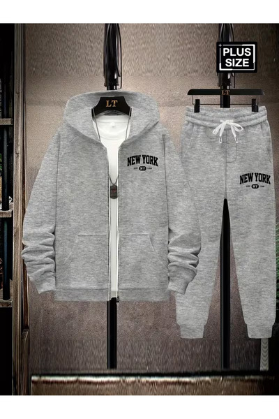 bellanova طقم ملابس رياضية مكون من قطعتين من السويت شيرت بسحّاب مطبوع