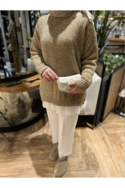 nizzell Stylish Glittery Hijab Sweater – Knitwear Suitable for Daily and Spec...