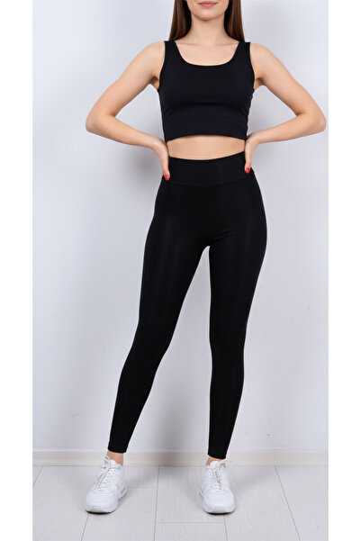 Nai baby بنطال ضيق رياضي وكاجوال طويل يبرز انحناءات الجسم مرن عالي الخصر باللون الأحمر الداكن