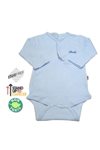 Sema Baby Long Sleeve Camisole Bodysuit - Blue 6-12 Months