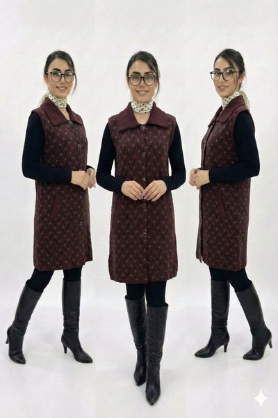 onno style women Classic Knitwear Collar Vest