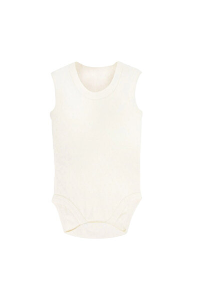 Sema Baby Jacquard Strappy Bodysuit - White 9-12 Months