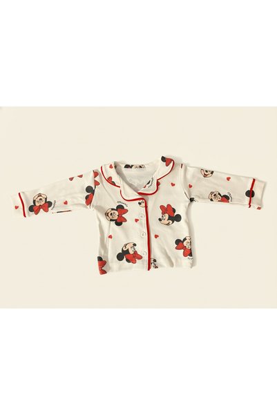 minço bebe Baby Girl Boy Cute Animal Printed Button 100% Cotton Pajamas Set