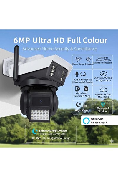 Pulnix PLX-9006İPC WİFİ PTZ MİNİ KAMERA OKAMPRO