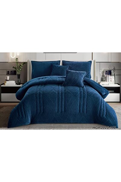 XI DUO Luxurious and exclusive winter double bed sheet with a soft touch and distinctive fleece, polyester, 250*230