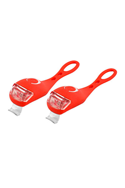 Trendbisiklet IMPACT FLICKR 4 PİLLİ BİSİKLET FLAŞÖR SET KIRMIZI