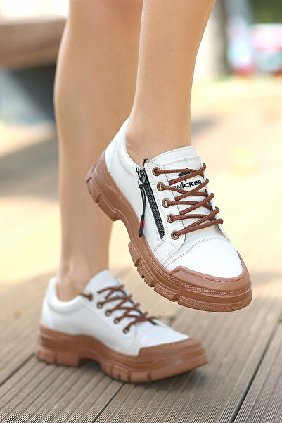 GİNZA SHOES Dzy 035 Zippered Casual Sneakers