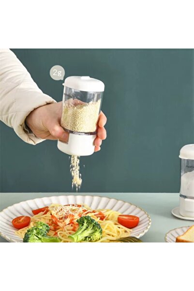 madzy shop Easy-To-Use Single Push Seasoning Dispenser Salt Shaker