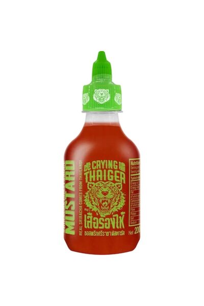 CRYING THAIGER Σάλτσα με καυτερή σάλτσα τσίλι Sriracha και μουστάρδα 200ml