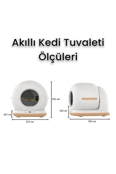 Miravm HD Kameralı Akıllı Kedi Tuvaleti