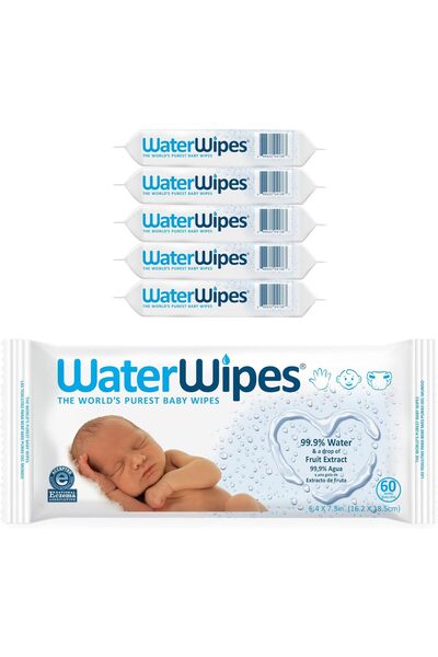 WaterWipes Original Baby Wipes 300 Count (5 Packs)