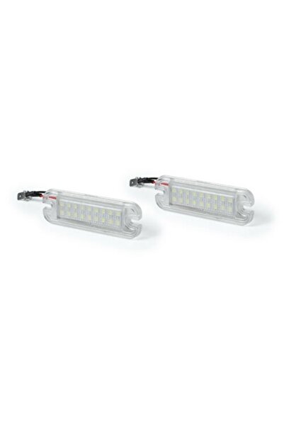 AUTOMAR Set de 2 lumini LED pentru plăcuța de înmatriculare pentru Mercedes C...