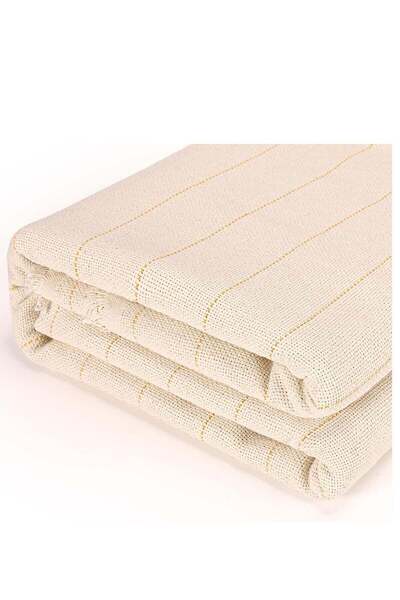 Generic قماش تطريز مقاس 59 بوصة × 59 بوصة بخطوط محددة، قماش للتطريز بالإبرة، قماش تطريز ذو وبر مقصوص/حلقي