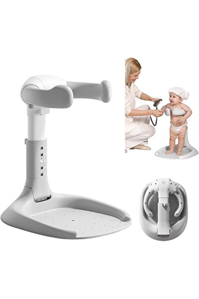 Generic Baby Bath Seat, Adjustable Baby Bath Support with Safety Handle