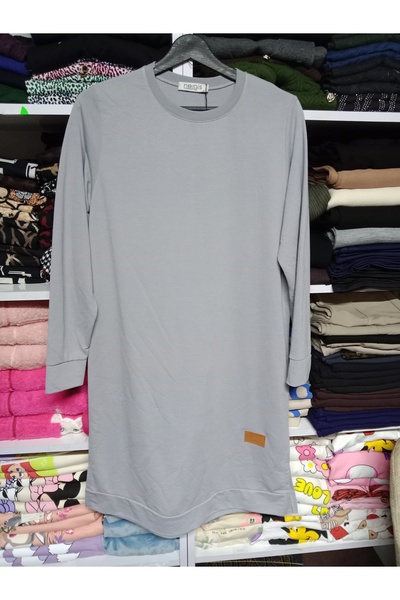 Butik İki iplik uzun tesettür tunik