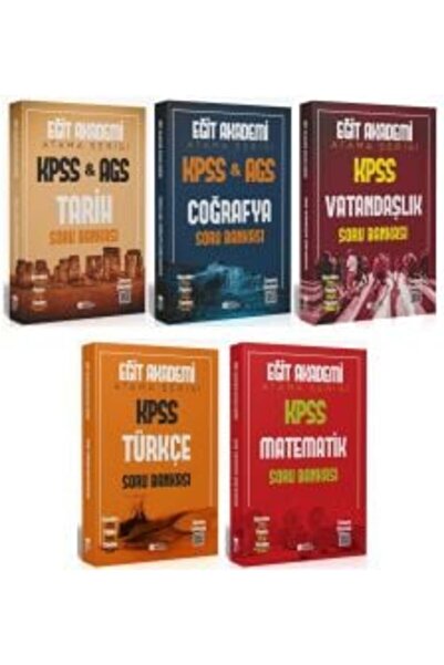 Eğit Akademi 2026 KPSS Genel Yetenek Genel Kültür Atama Serisi Soru Bankası 5...