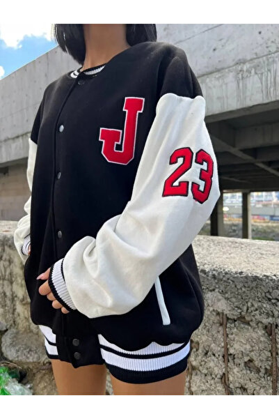 Kanonik Education College Jacket with Embroidered Front and Sleeves - Black