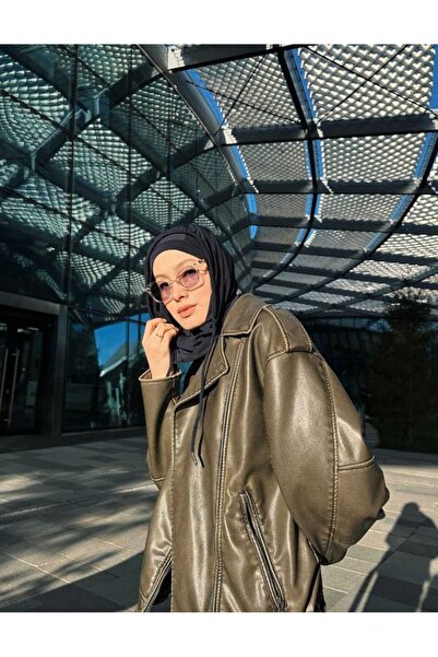 FUMEYABİ HAKİKİ İPEK BAŞÖRTÜ VE BONE KOMBİNİ