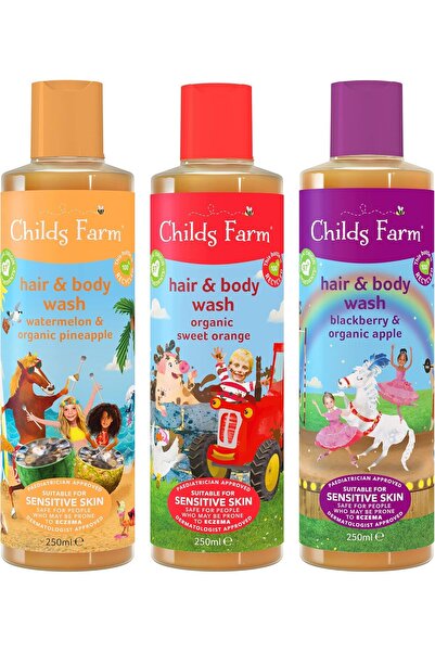 Childs Farm مجموعة غسول الشعر والجسم للأطفال