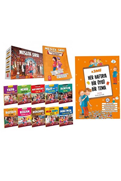 MODEL EĞİTİM YAYINCILIK Model Çocuk Meslek Sırrı Hikaye Seti + Okuma Anlama B...