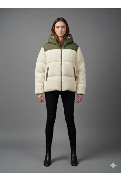 Paydey Fleece Inside K Hooded Zippered Teddy Coat