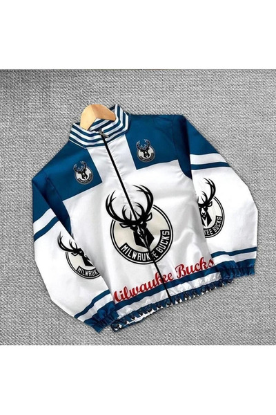 Kanonik Education Men's Digital Printed Windbreaker - White