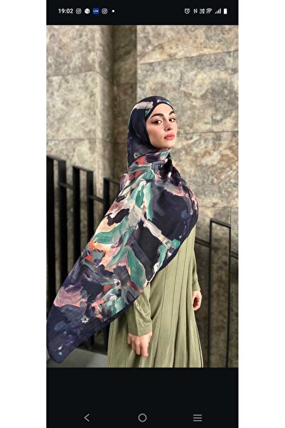 HAR-UM Ticaret Soft Shawl Floral Pattern