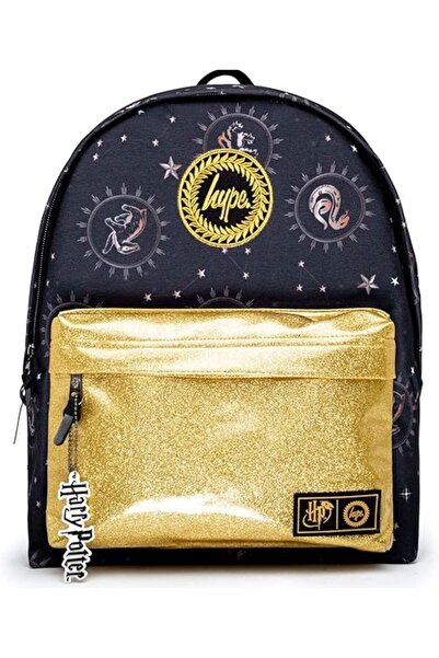 Hype Harry Potter gold school bag