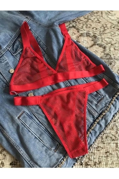 FANTASTY İÇ GİYİM Kadın FİLE SÜTYEN TAKIMI