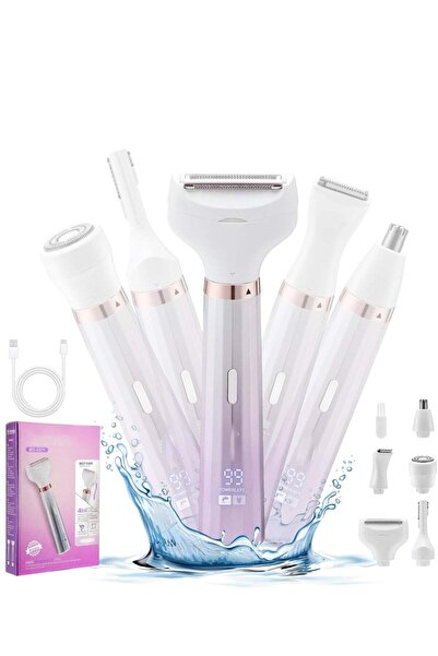 Generic BestMal Bikini Trimmer 5 in 1 Electric Shaver Razor for Women