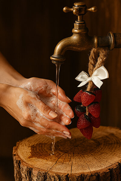 Beta Moda Hub Strawberry Cluster Soap – Handmade Scented Decorative Gift Soap